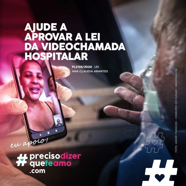 Videochamadas Hospitalares, um Direito Humano.